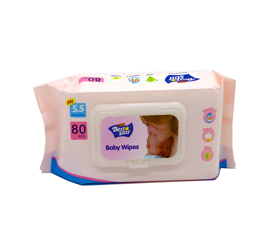 Baby Wet Wipe with Plastic Lid Car Household, Travelling, , Hotelwet Wipes