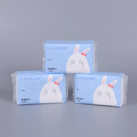 使い捨てメイクアップドライワイプクリーニング用コットンティッシュペーパー